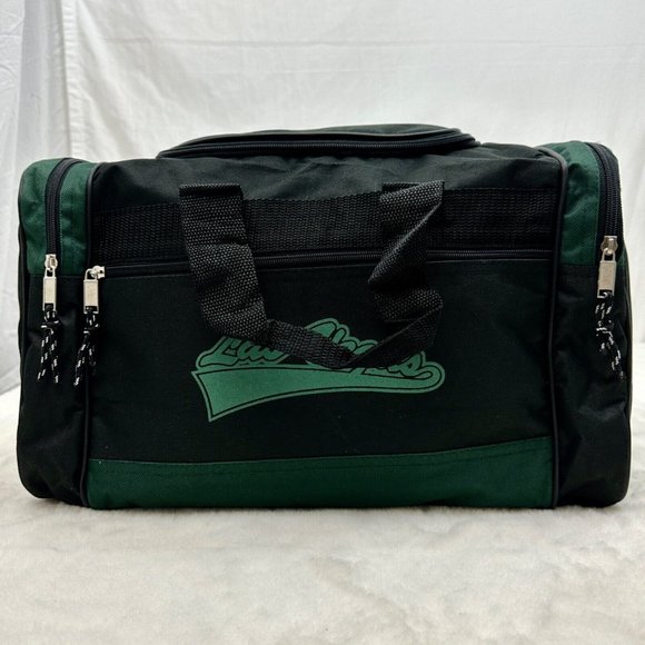 Las Vegas Branded Multi Pocket Gym/Tote Bag Black Green New (Missing Strap) - Picture 1 of 9